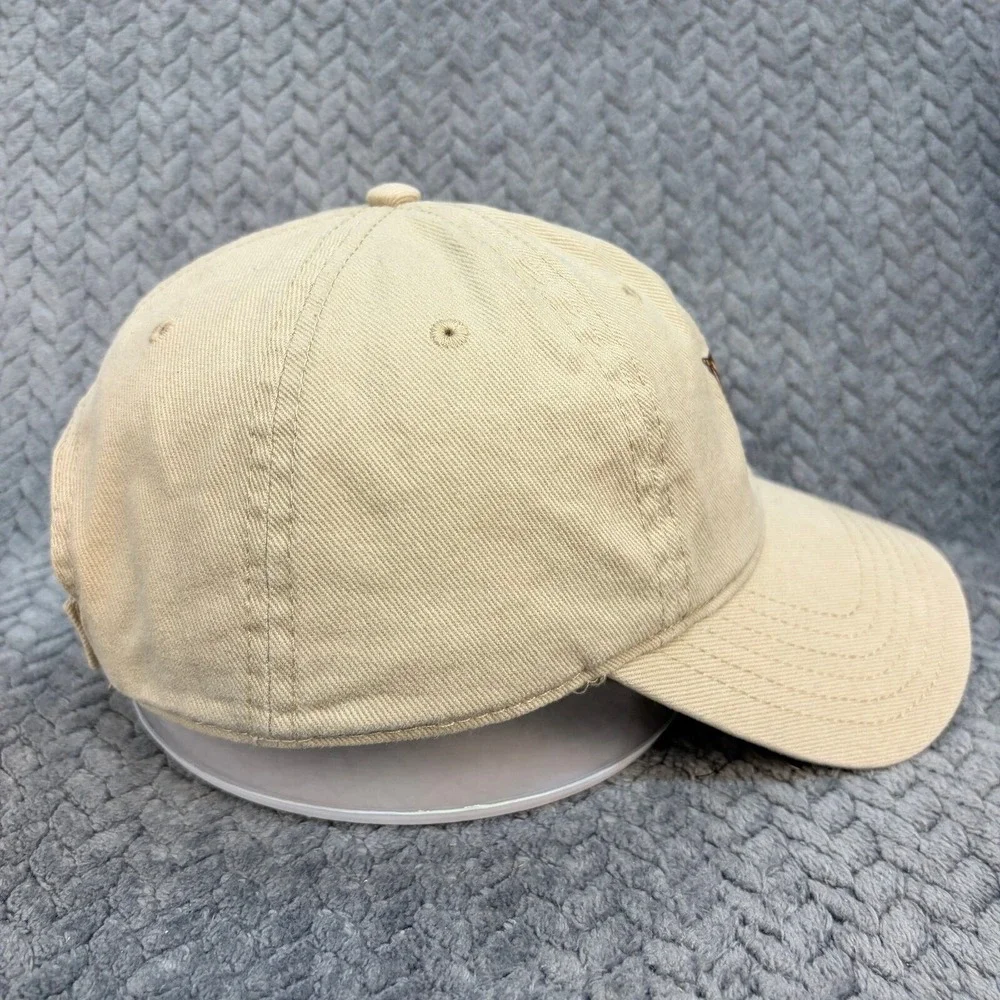 Otto Tan Khaki Dad Hat Baseball Cap Embroidered Bag and Heel Graphic Adjustable